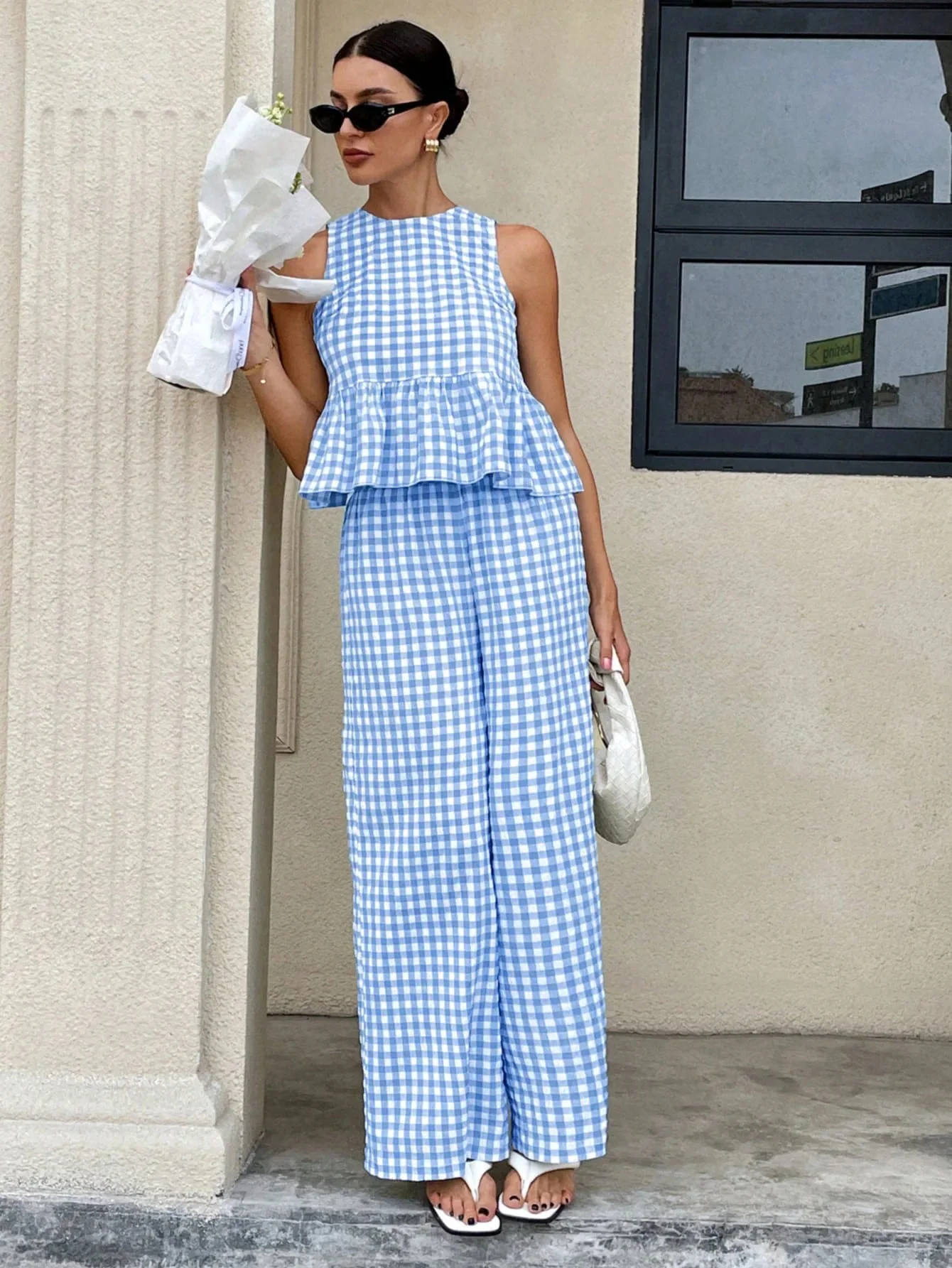Mei Lattice Ruffled Two-Piece Set - Image 10