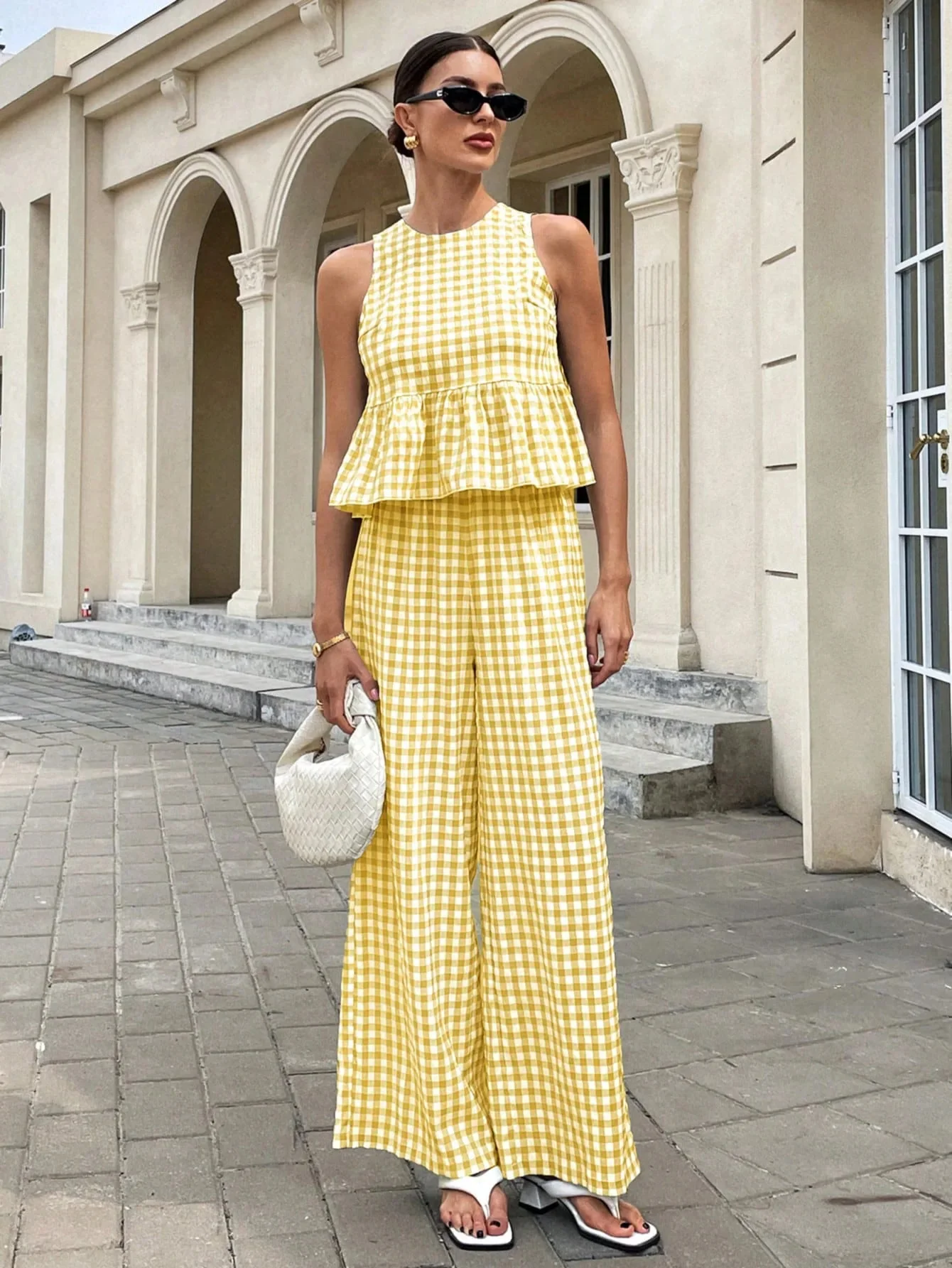 Mei Lattice Ruffled Two-Piece Set - Image 12