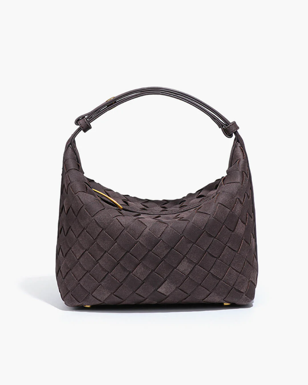 Mica Woven Suede Leather Bag - Image 4