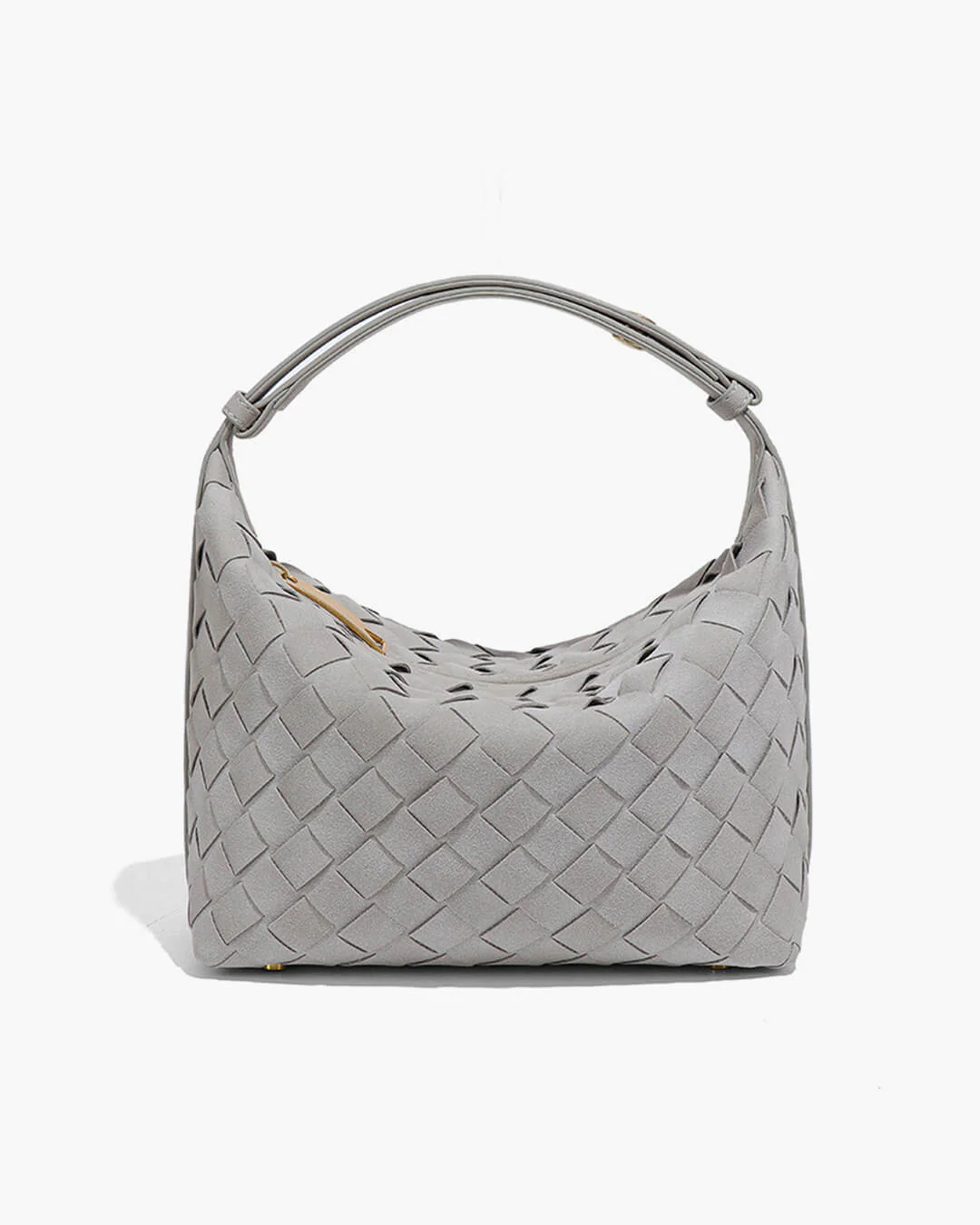 Mica Woven Suede Leather Bag - Image 7