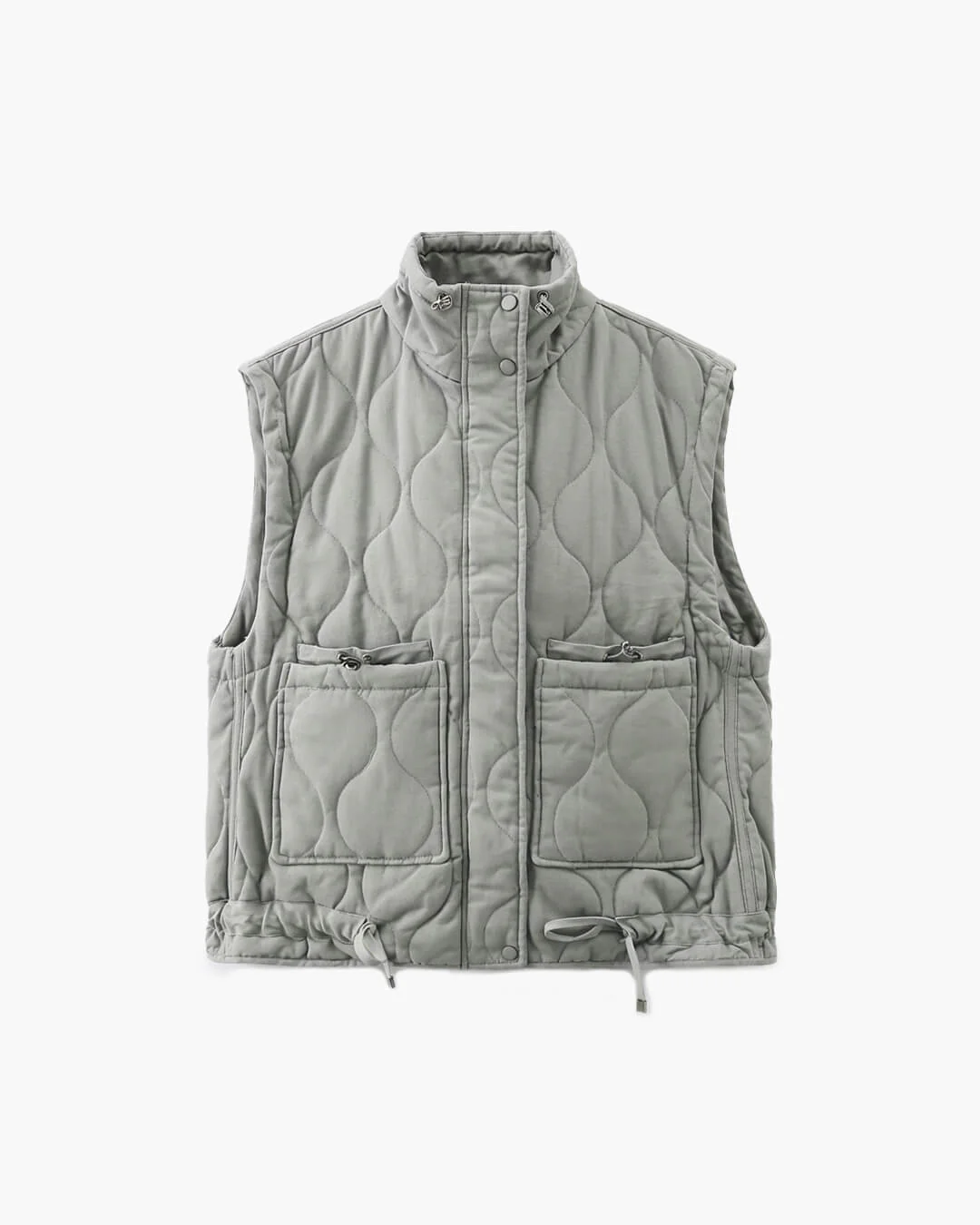 Micah Stand-Collar Pocket Vest - Image 4