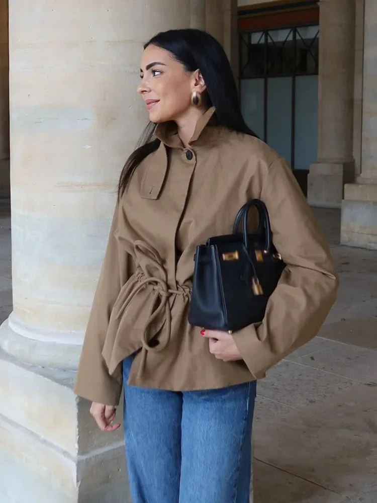 Minerva Lace Up Drawstring Jacket - Image 6