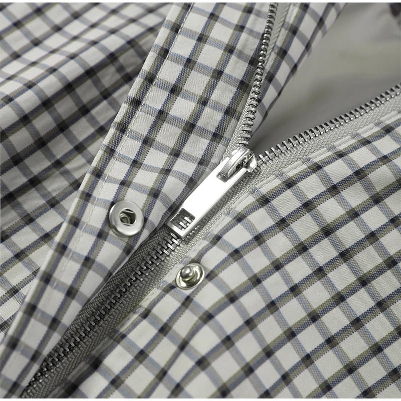 Myla Check Hooded Zip Jacket - Image 9
