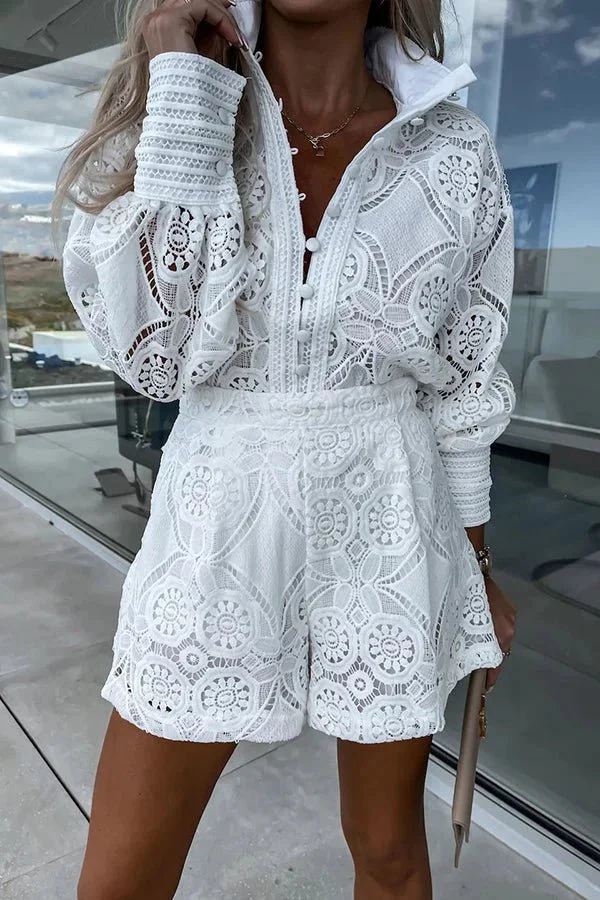 Natalie Lace Embroidered Co-Ord Set - Image 14