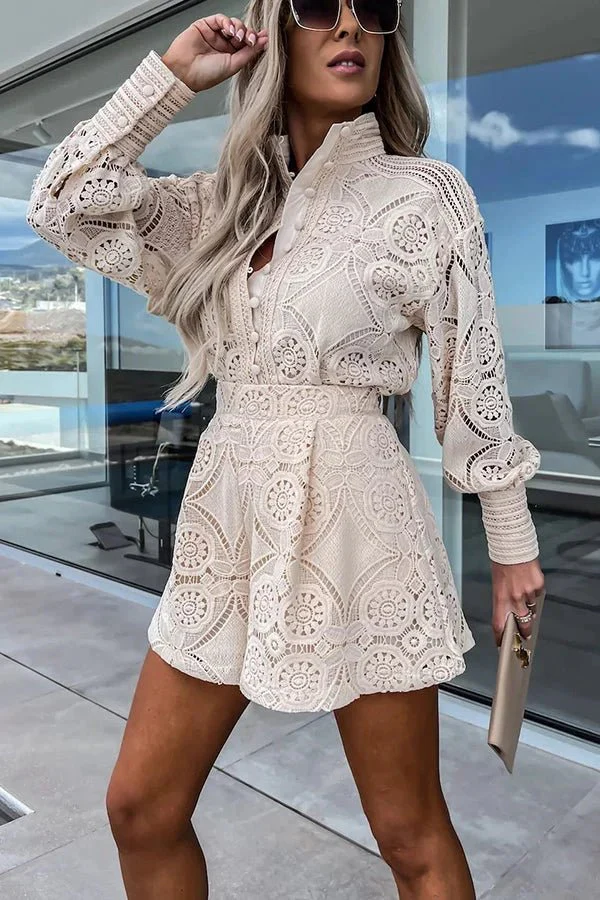 Natalie Lace Embroidered Co-Ord Set - Image 6