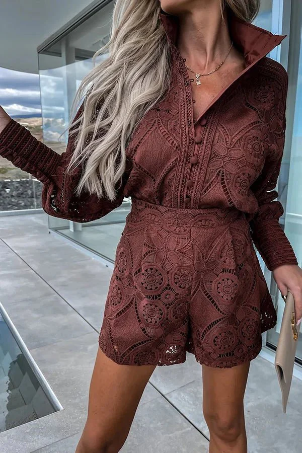 Natalie Lace Embroidered Co-Ord Set - Image 8