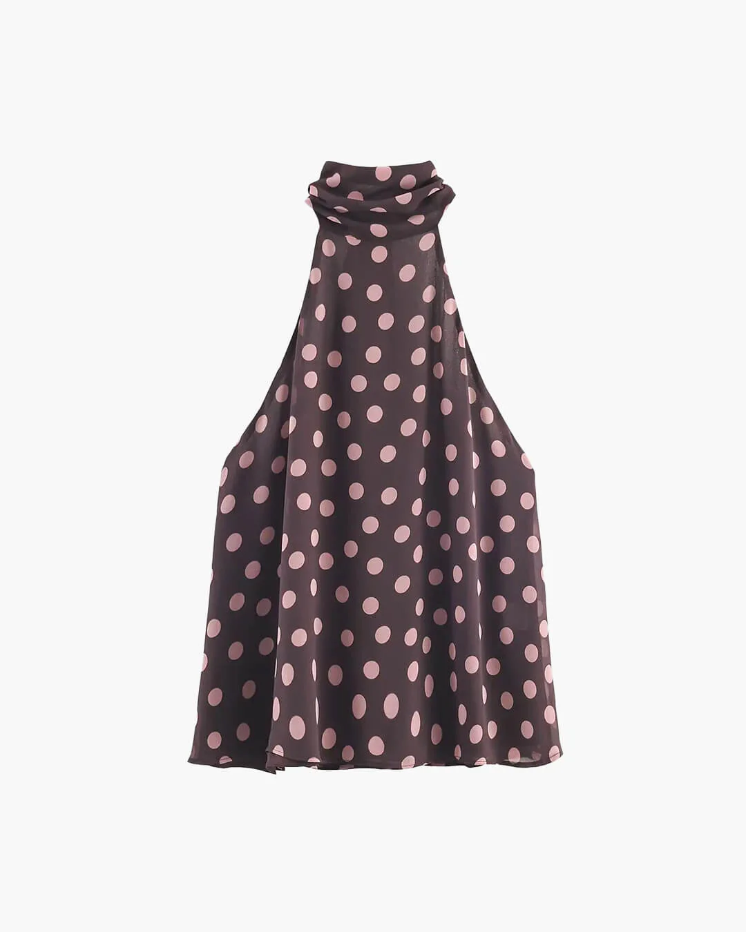 Noemi Halter Neck Satin Top - Image 5