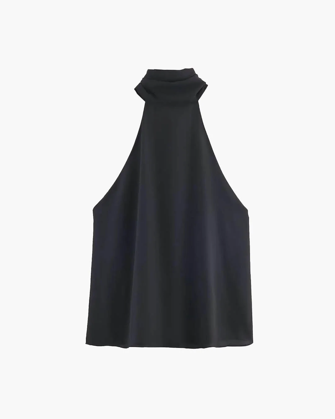 Noemi Halter Neck Satin Top - Image 7