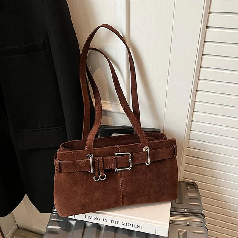 Nora Vegan Suede Bag - Image 7