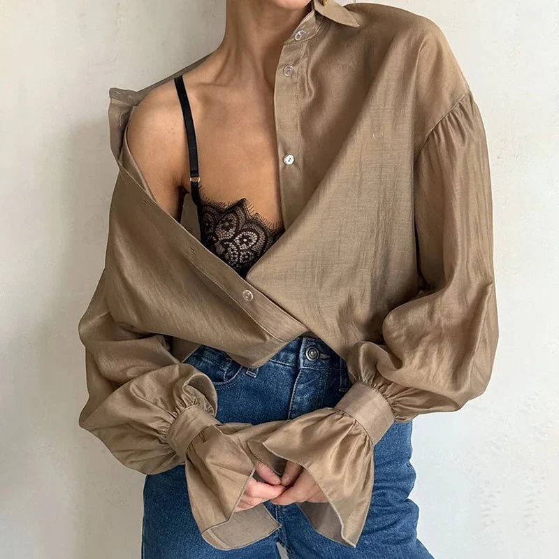 Patricia Long Sleeve Sheer Blouse - Image 6