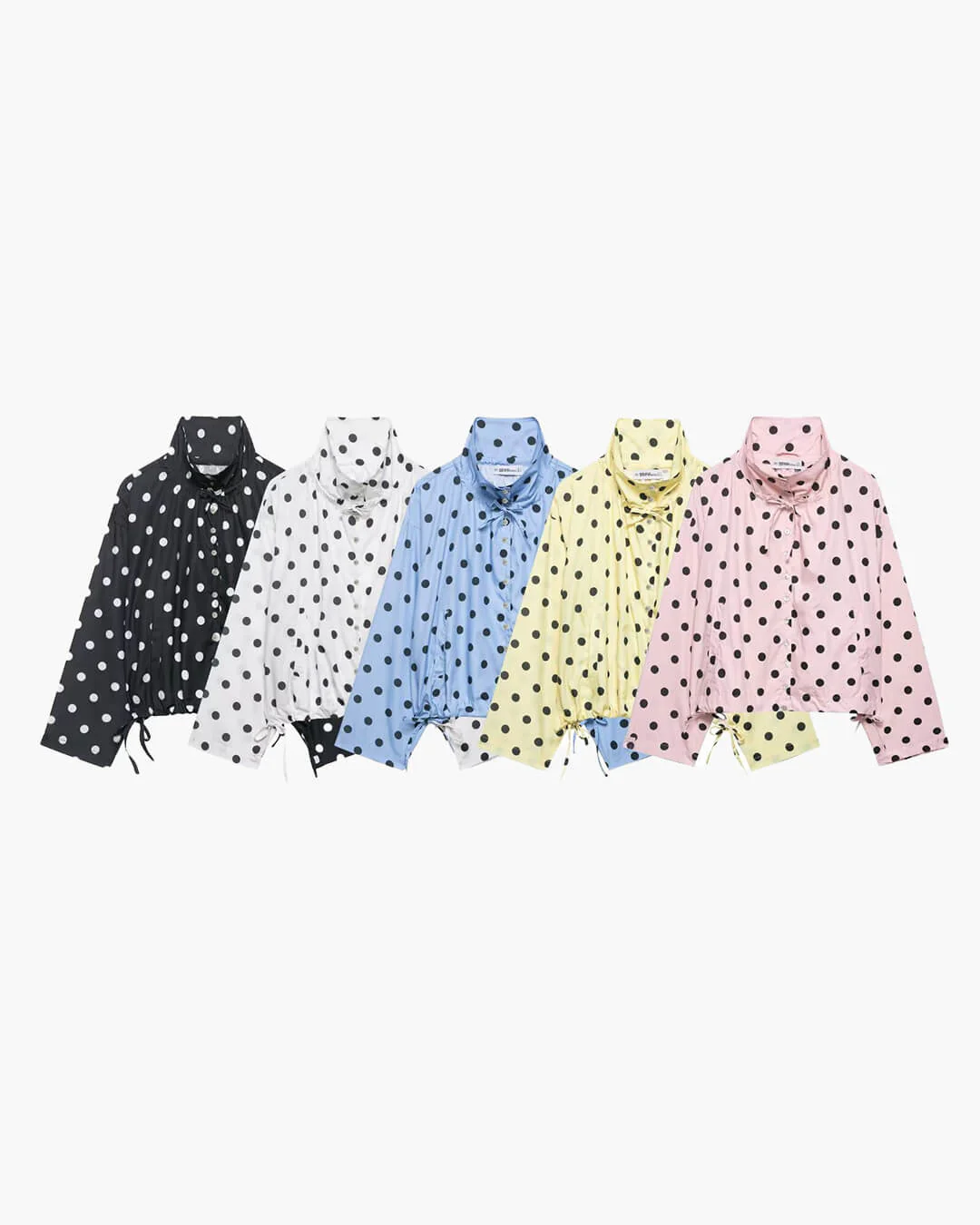 Patricia Polka Dot High Collar Jacket - Image 10