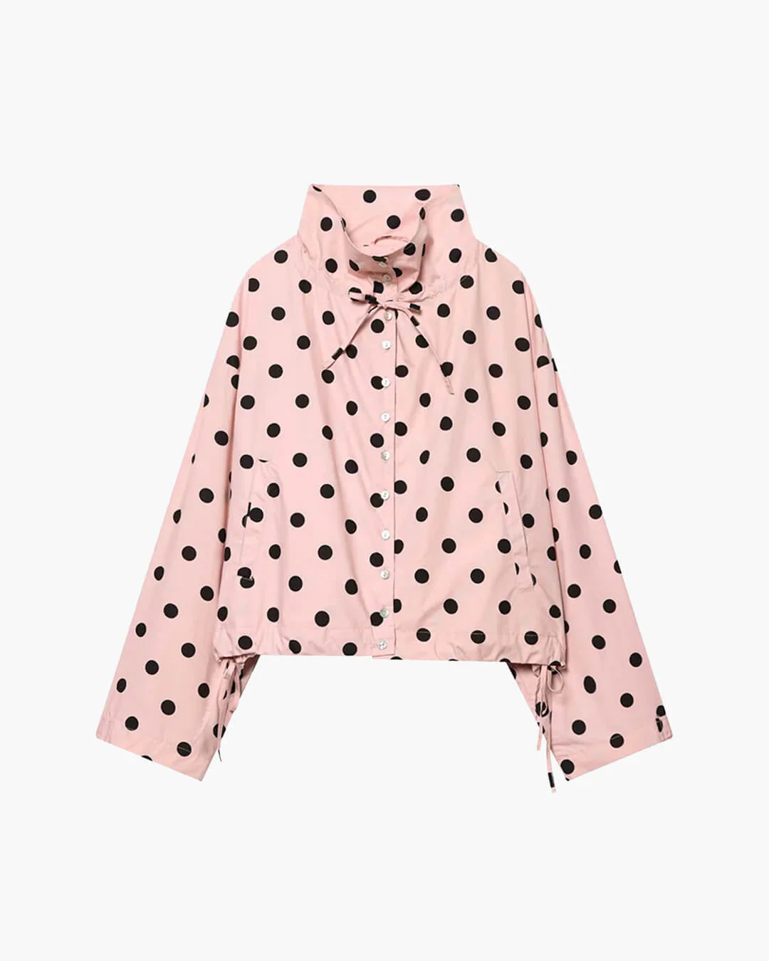 Patricia Polka Dot High Collar Jacket - Image 4