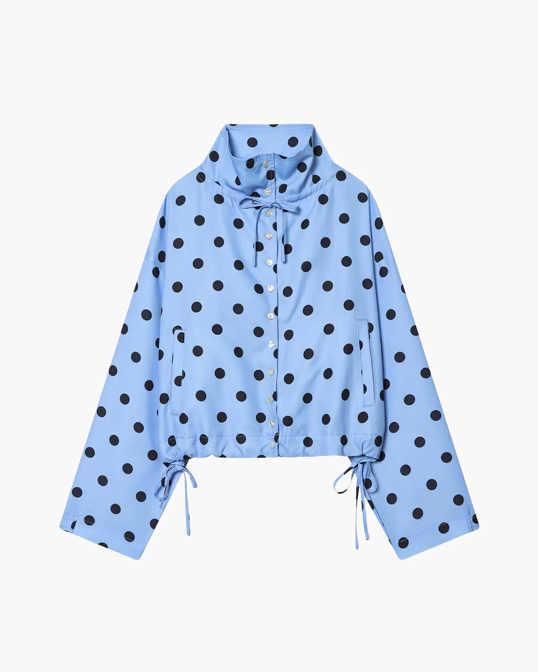 Patricia Polka Dot High Collar Jacket - Image 7