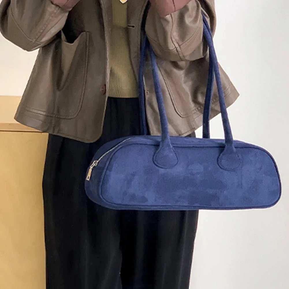 Pauleen Baguette Suede Bag - Image 8