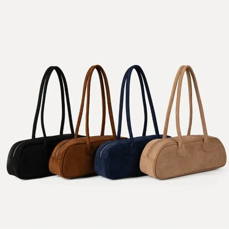 Pauleen Baguette Suede Bag - Image 9