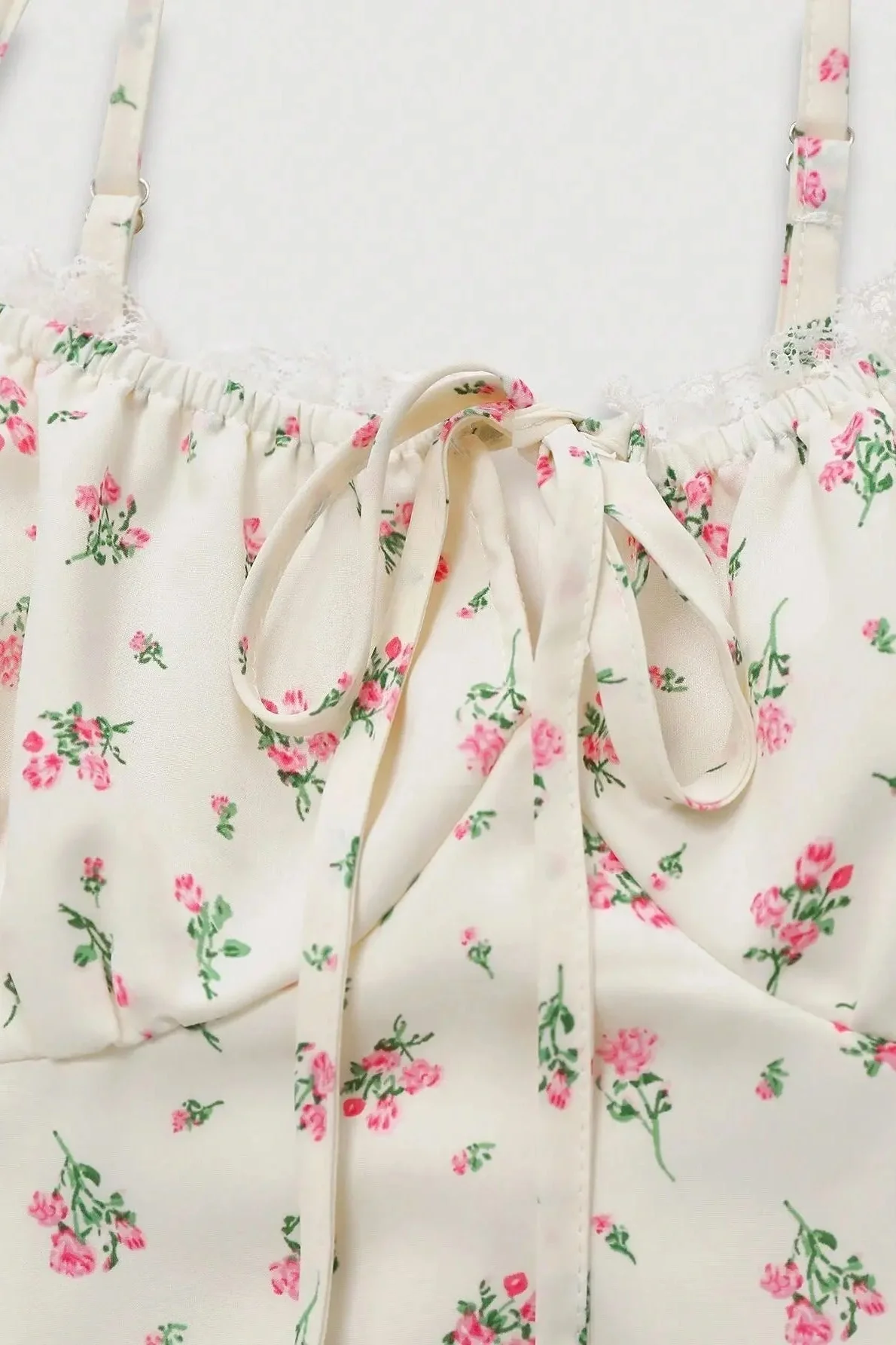 Paulina Spaghetti Strap Floral Dress - Image 5