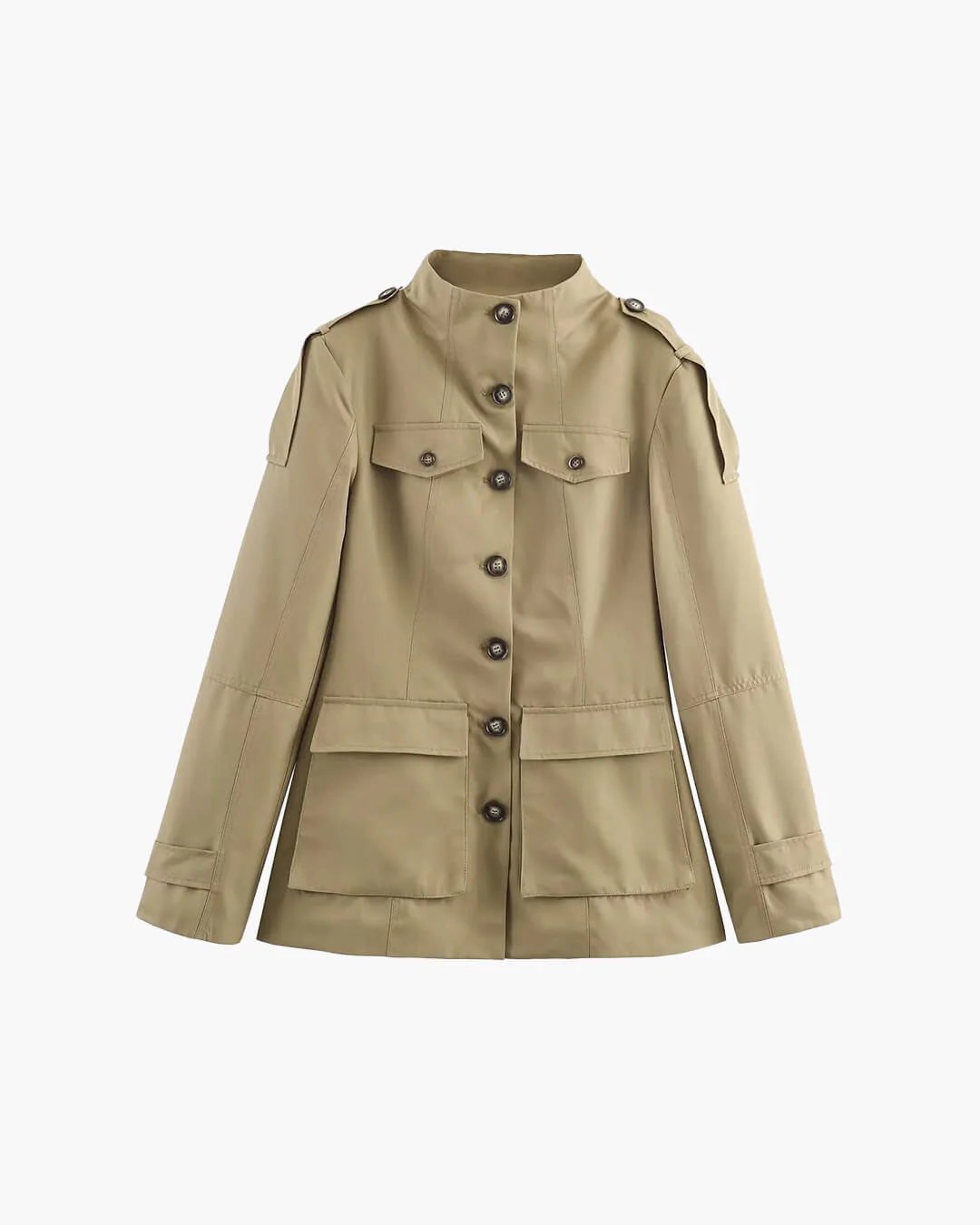 Petunia Fitted High Neck Jacket - Image 7