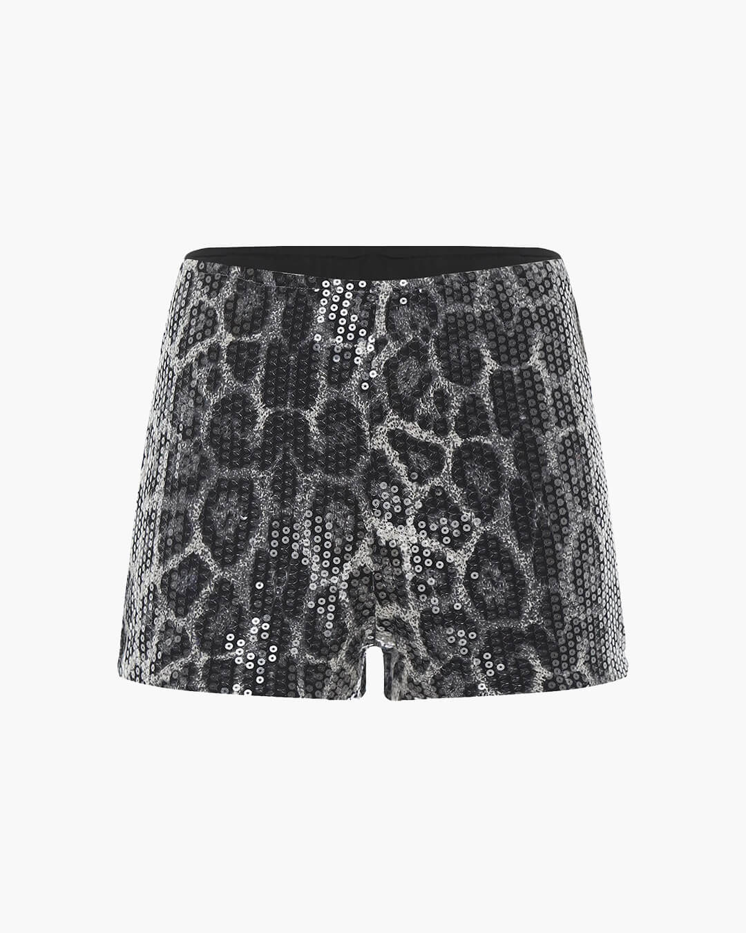 Quennie Leopard Sequin Shorts - Image 11