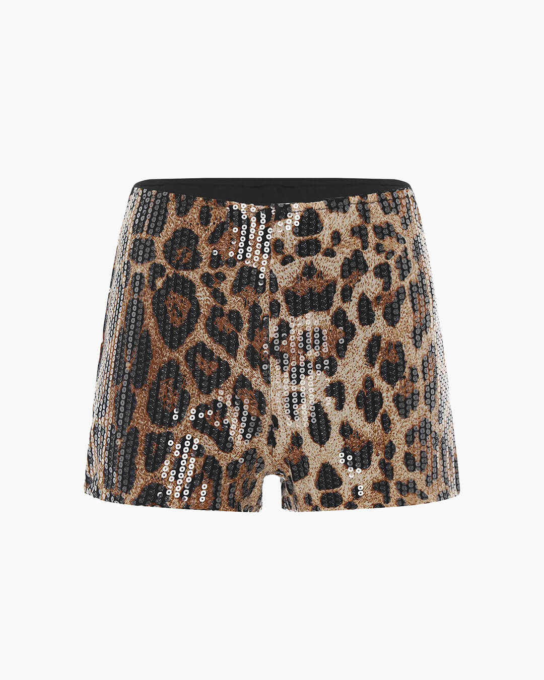 Quennie Leopard Sequin Shorts - Image 9