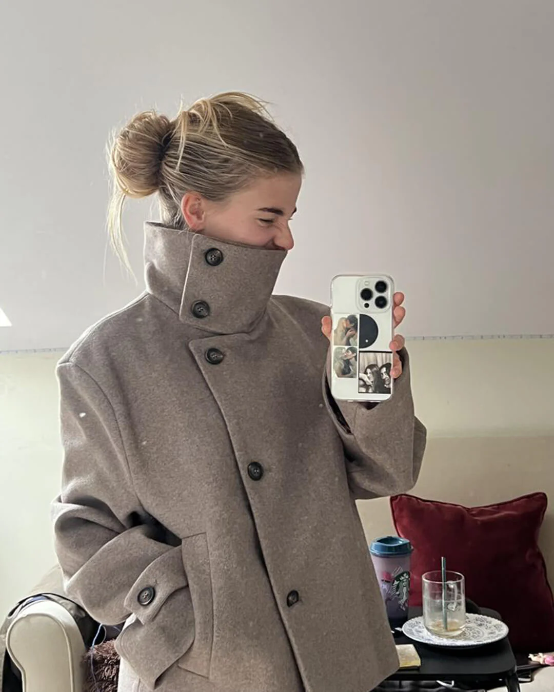 Ramona Jacket with Stand Collar - Image 4