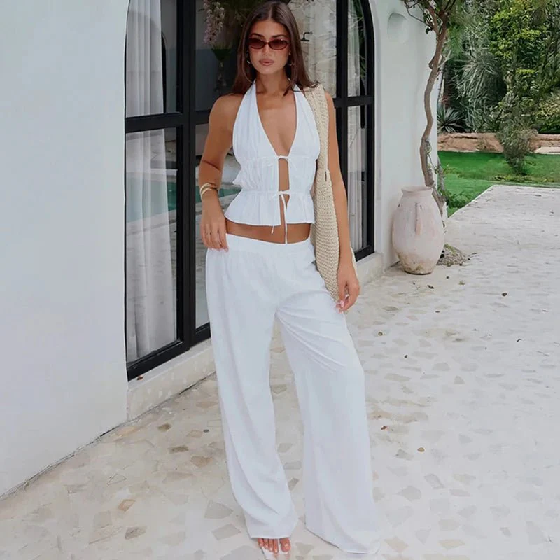 Renata Halter Cotton Two-Piece Set - Image 2