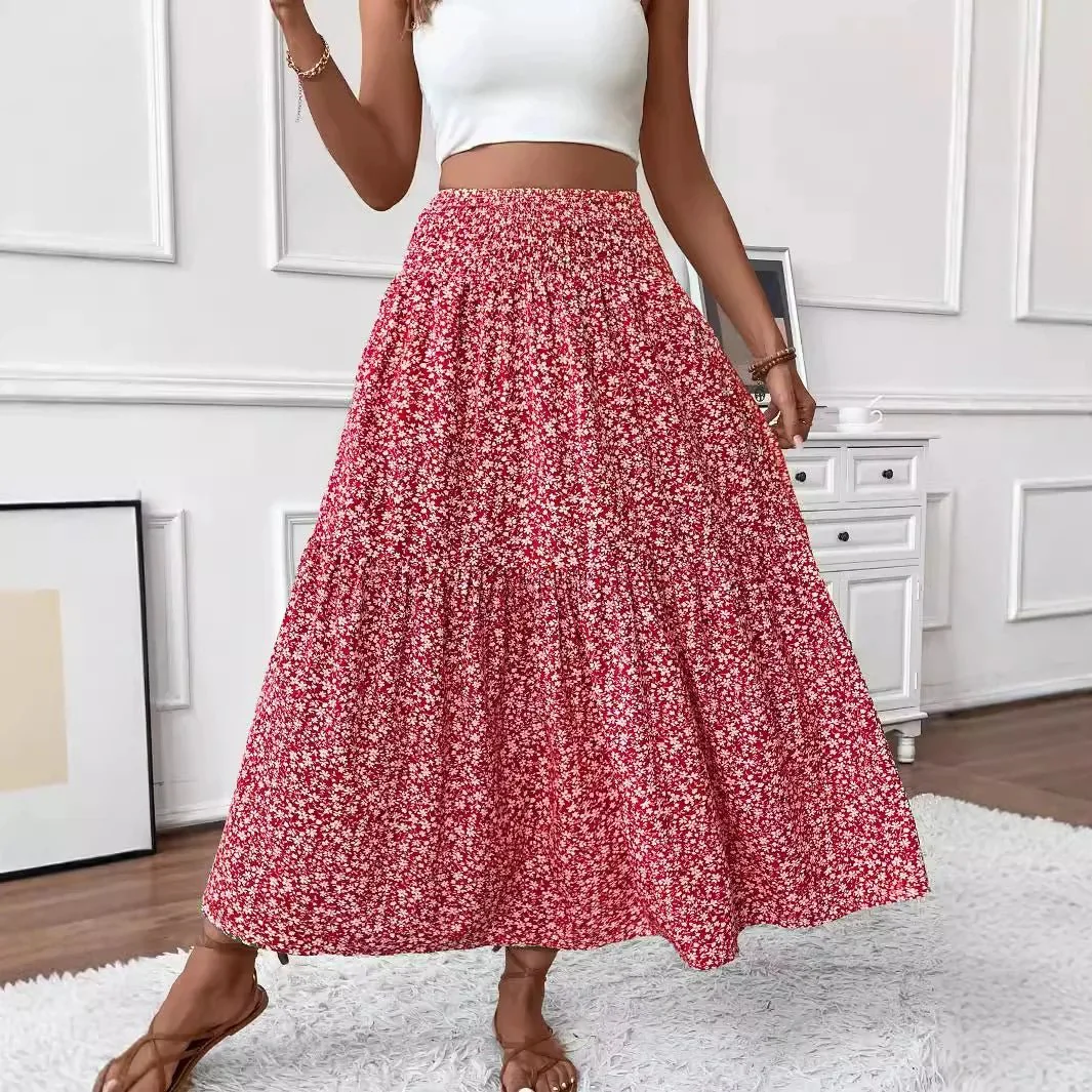 Rivka Boho Floral Maxi Skirt - Image 3