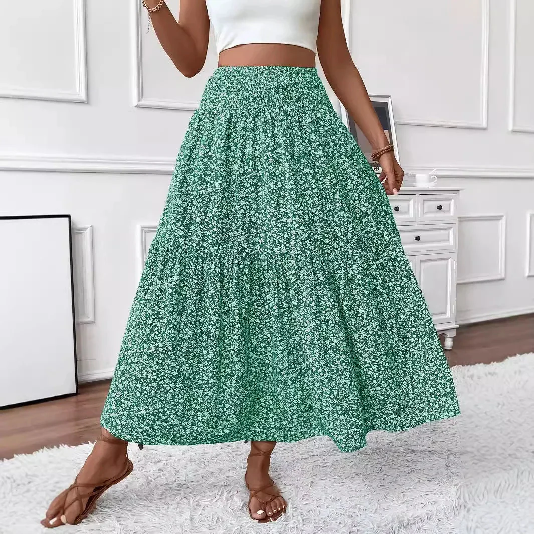 Rivka Boho Floral Maxi Skirt - Image 4