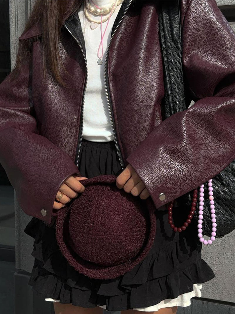 Romy leather Jacket - Image 8