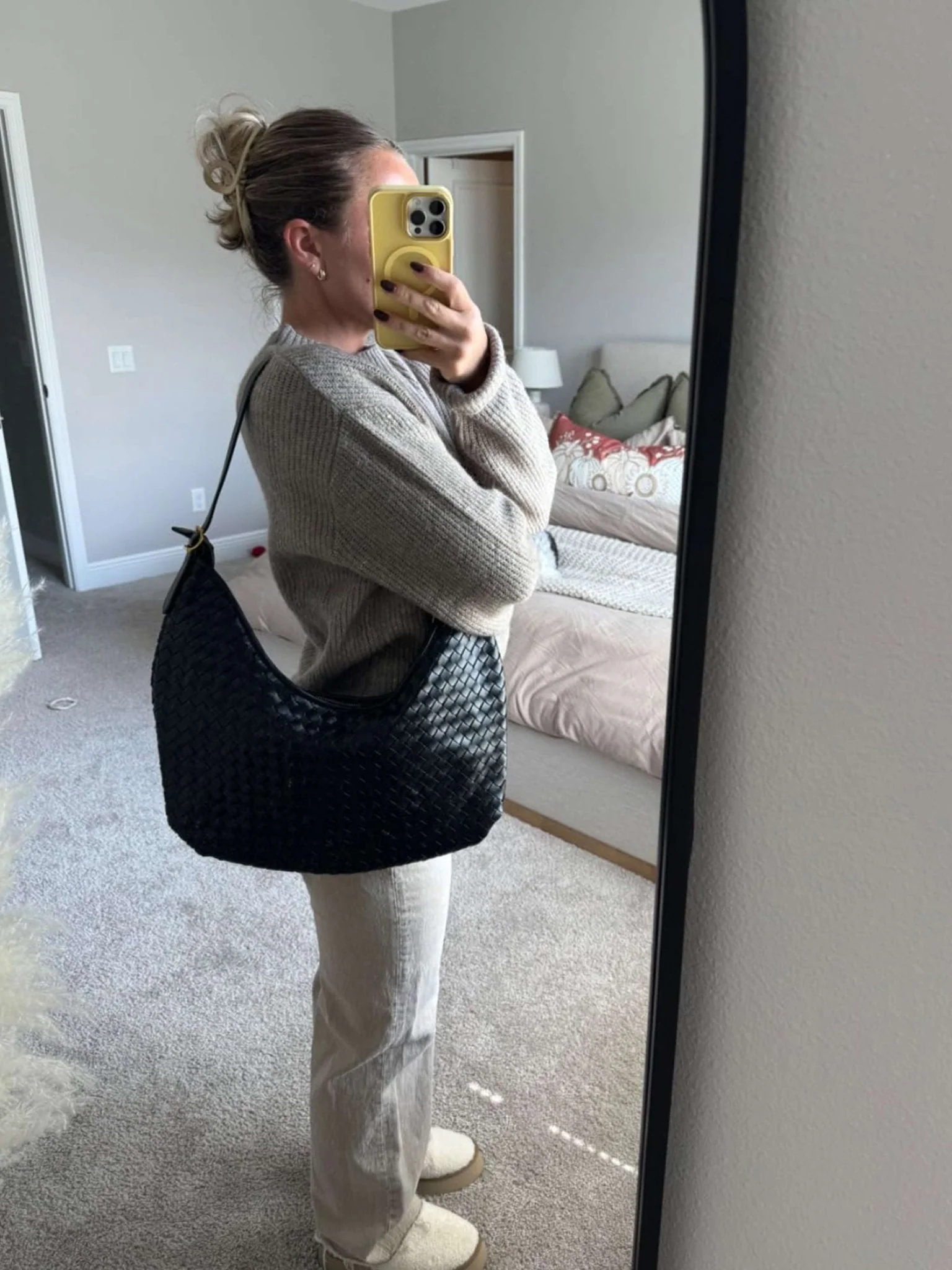 Scarlett Woven Tote Bag - Image 2