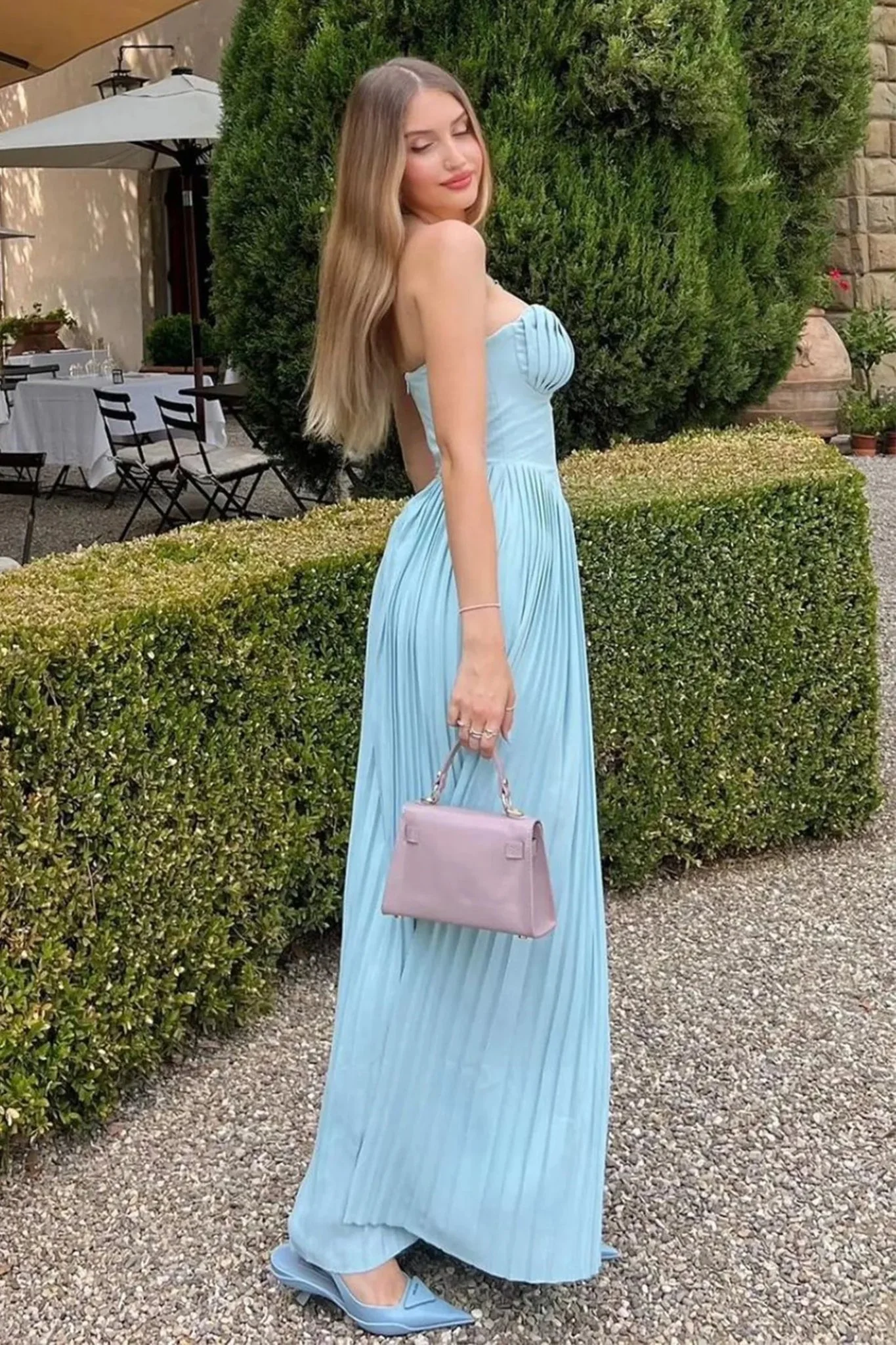 Selena Strapless Maxi Dress - Image 6