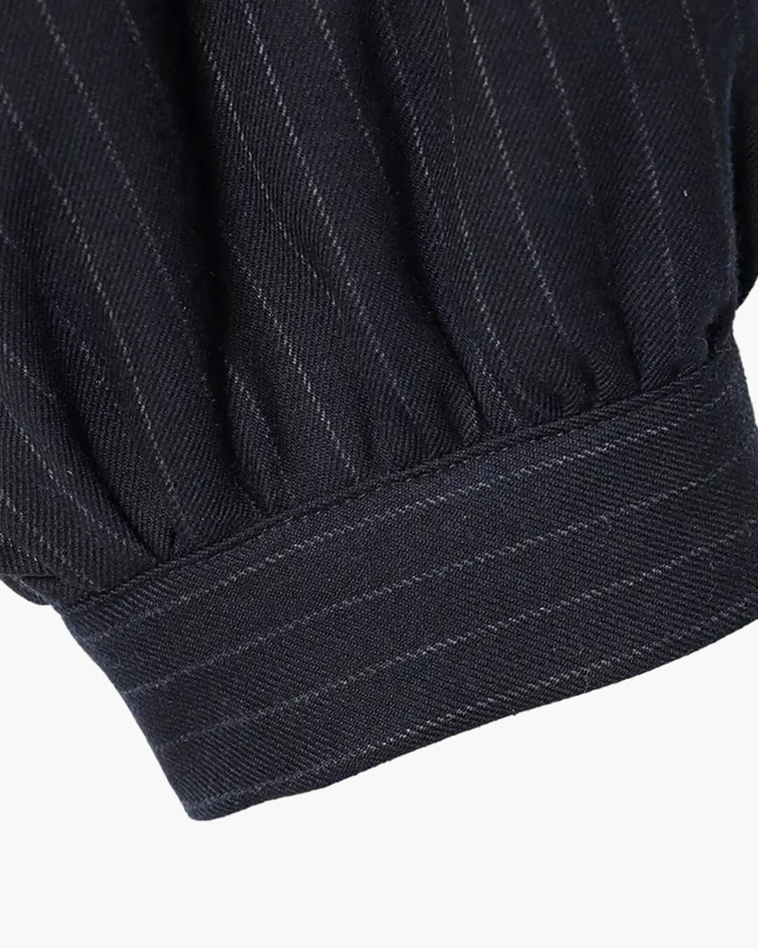 Selena Striped Stand Collar Jacket - Image 10
