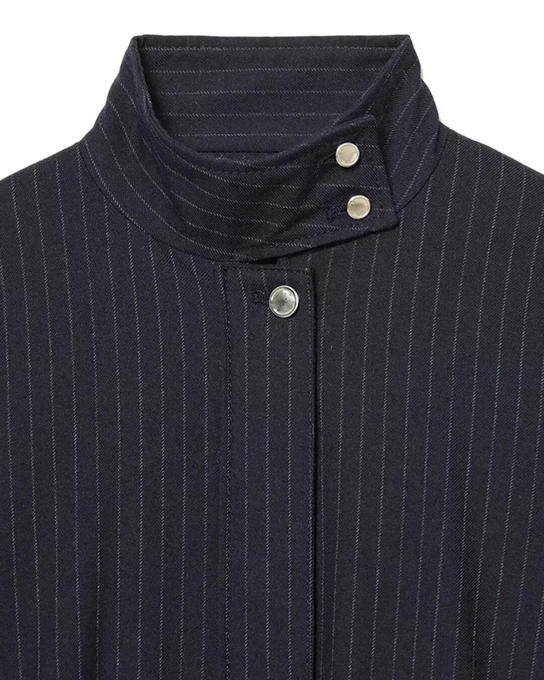 Selena Striped Stand Collar Jacket - Image 8