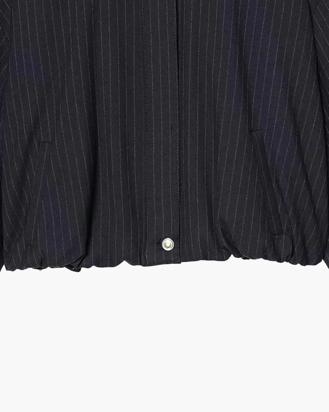 Selena Striped Stand Collar Jacket - Image 9