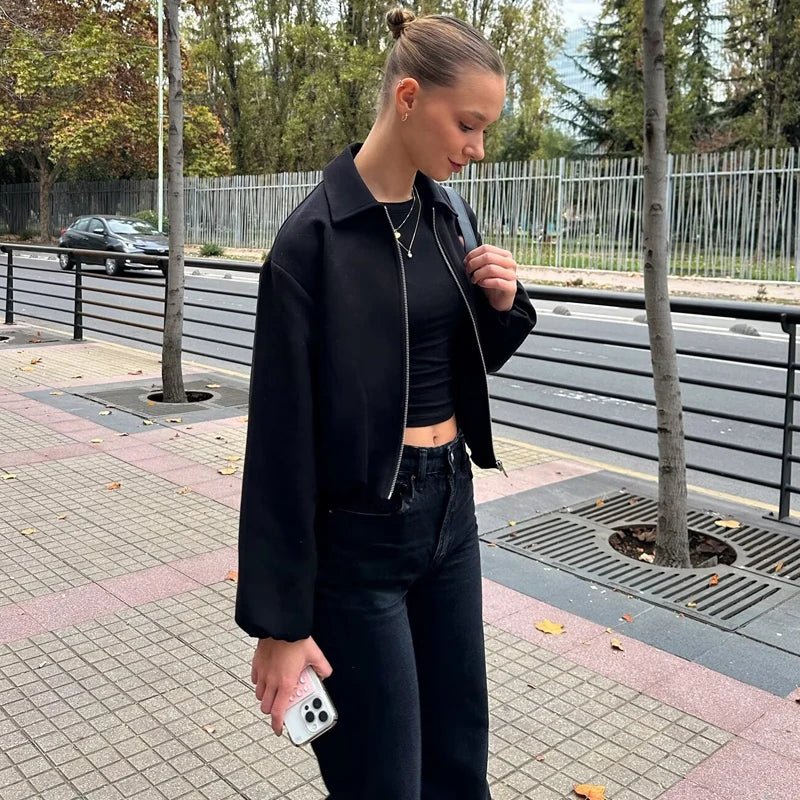 Seraphina Puffed Bomber Jacket - Image 8