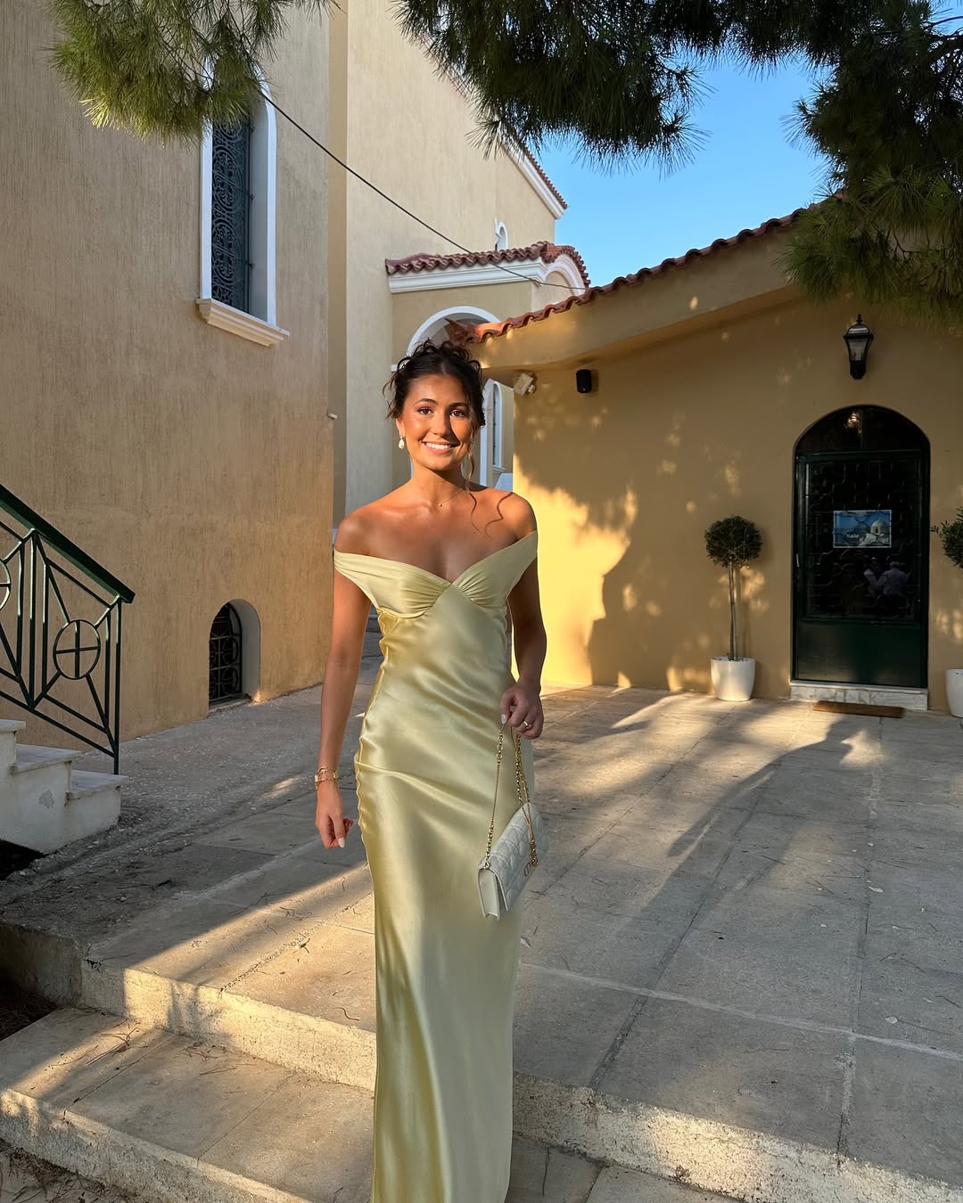 Serene Backless Satin Maxi Dress