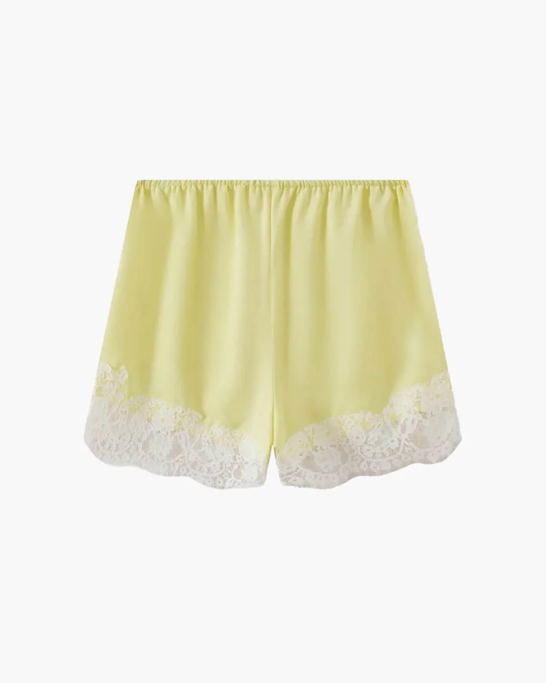 Shaina Lace Trim Satin Shorts - Image 4
