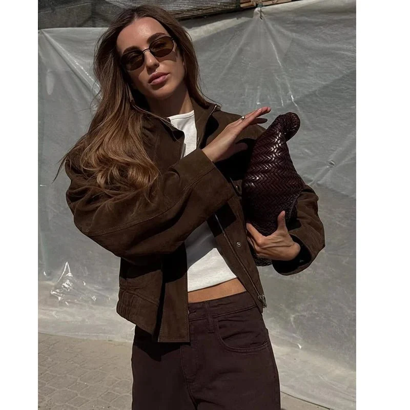 Sienna Faux Suede Jacket - Image 2