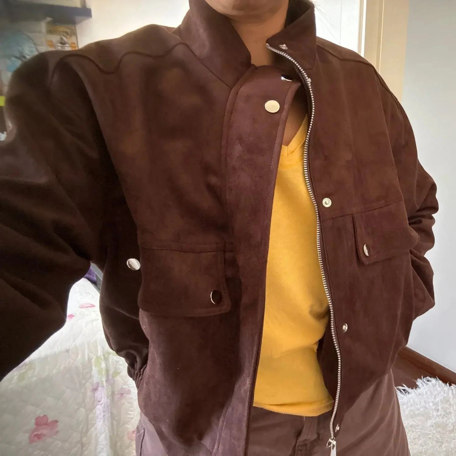 Sienna Faux Suede Jacket - Image 3