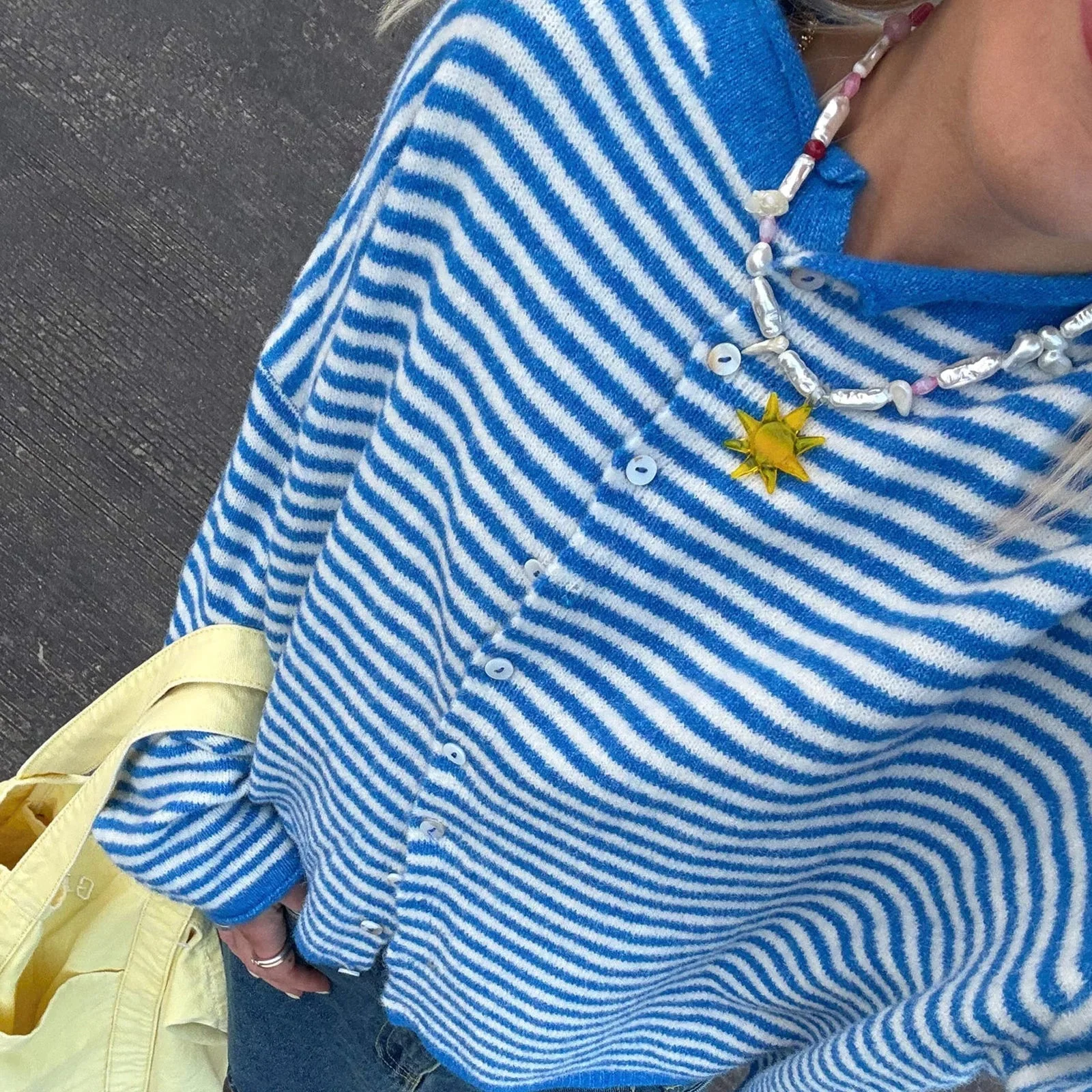 Sofia Striped Cardigan - Image 6