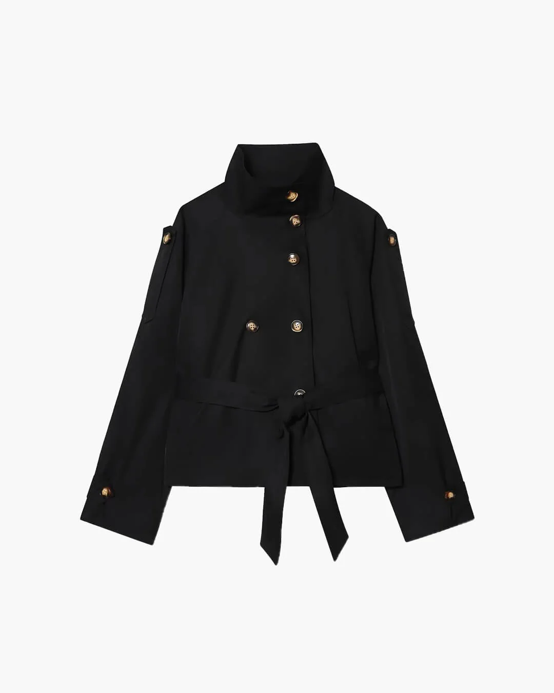 Sofie Cropped Trench Coat - Image 7