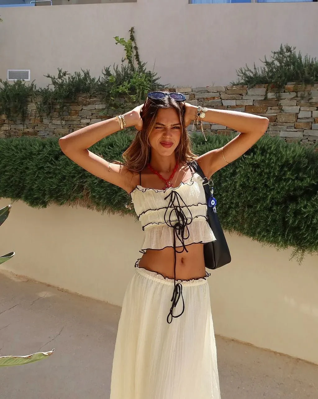 Sophia Charming Skirt and Top Set - Image 2