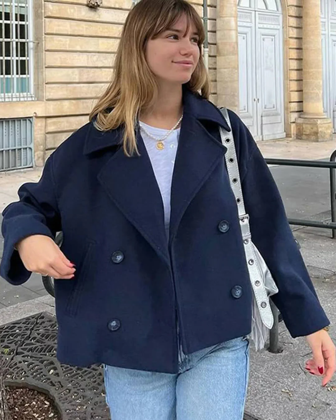 Suzane Short Double-Breasted Coat - Image 2