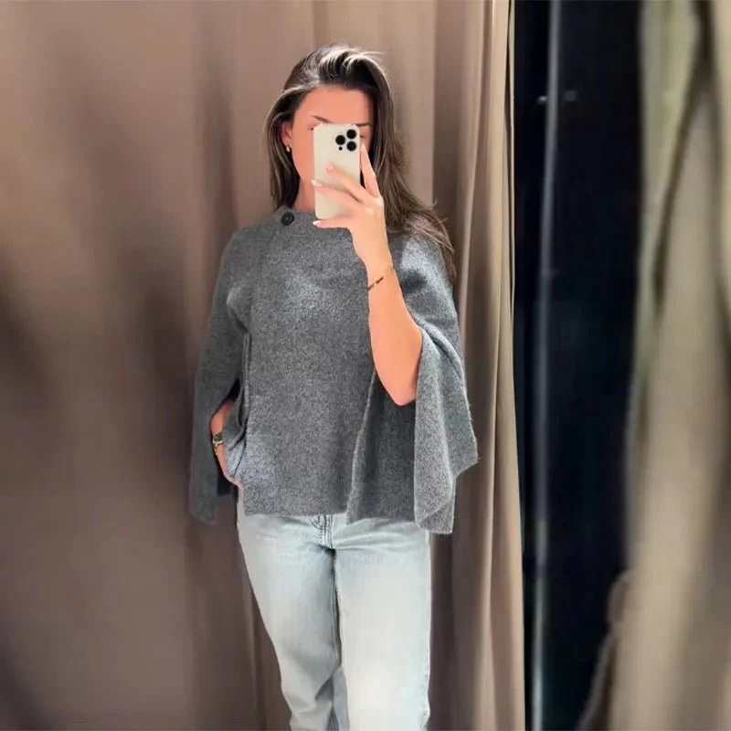 Suzette Slit Batwing Cardigan - Image 7