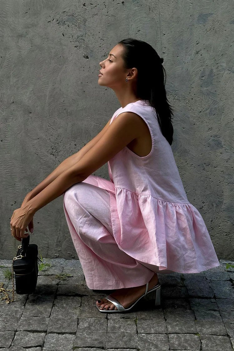 Sydney Ruffled Vest & Pants Set - Image 4