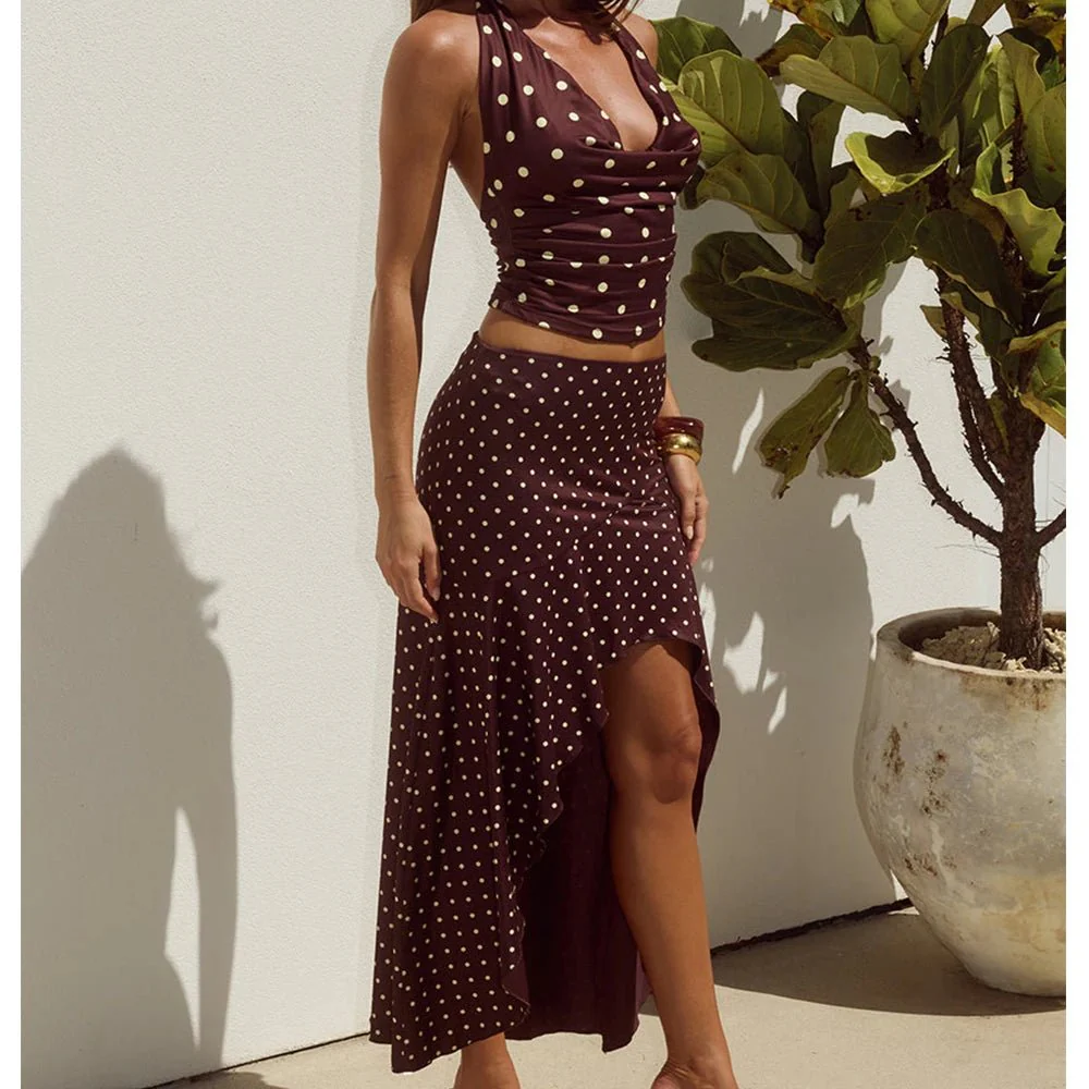 Sylvia Polka Dot Two-Piece Set - Image 3