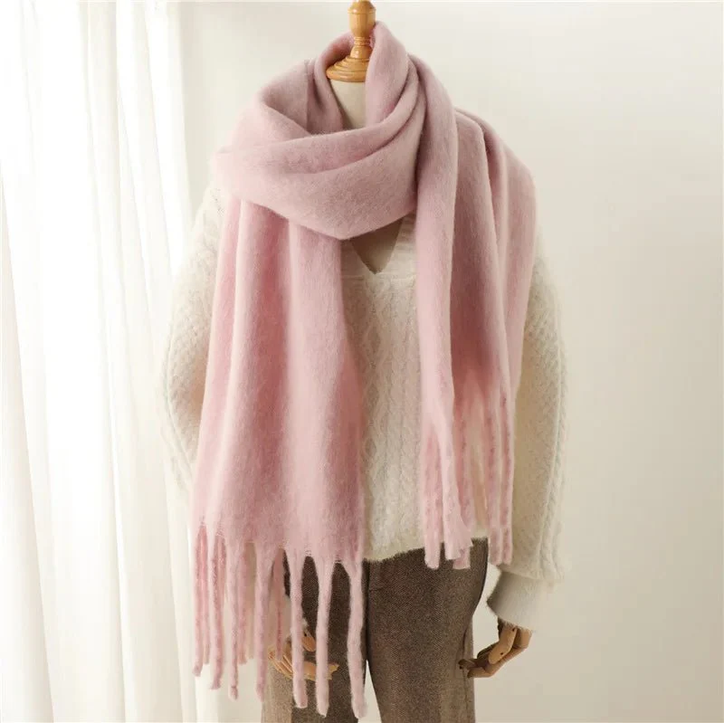 Tanya Tasseled Winter Scarf - Image 30
