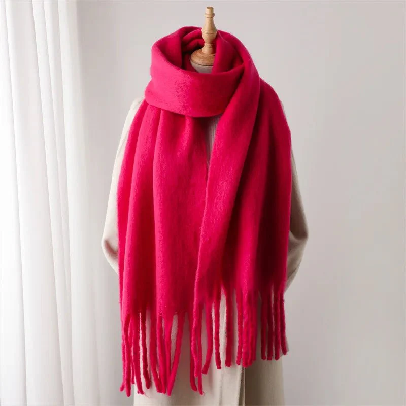 Tanya Tasseled Winter Scarf - Image 35