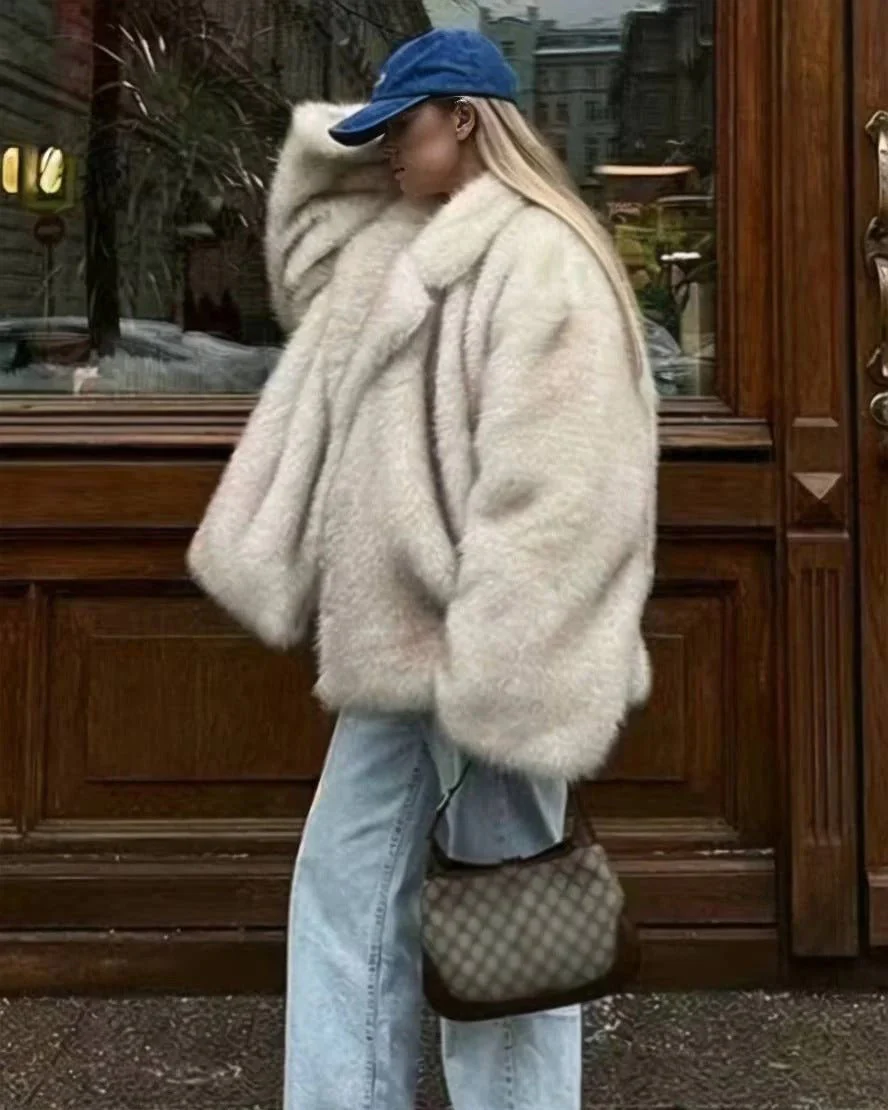 Tilda Faux Fur Coat - Image 5