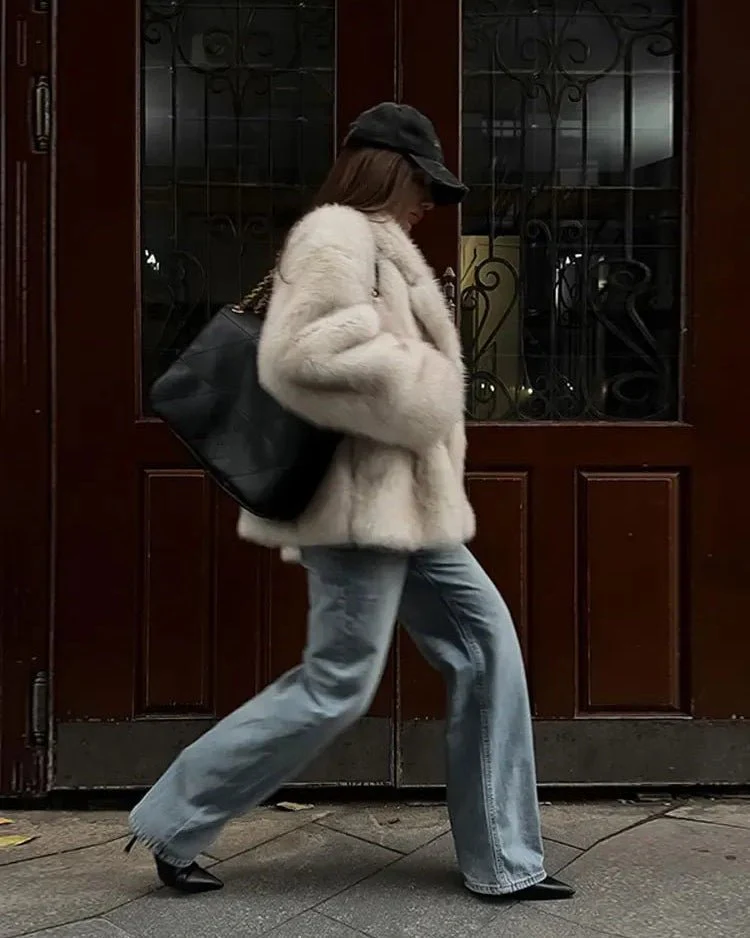 Tilda Faux Fur Coat - Image 8