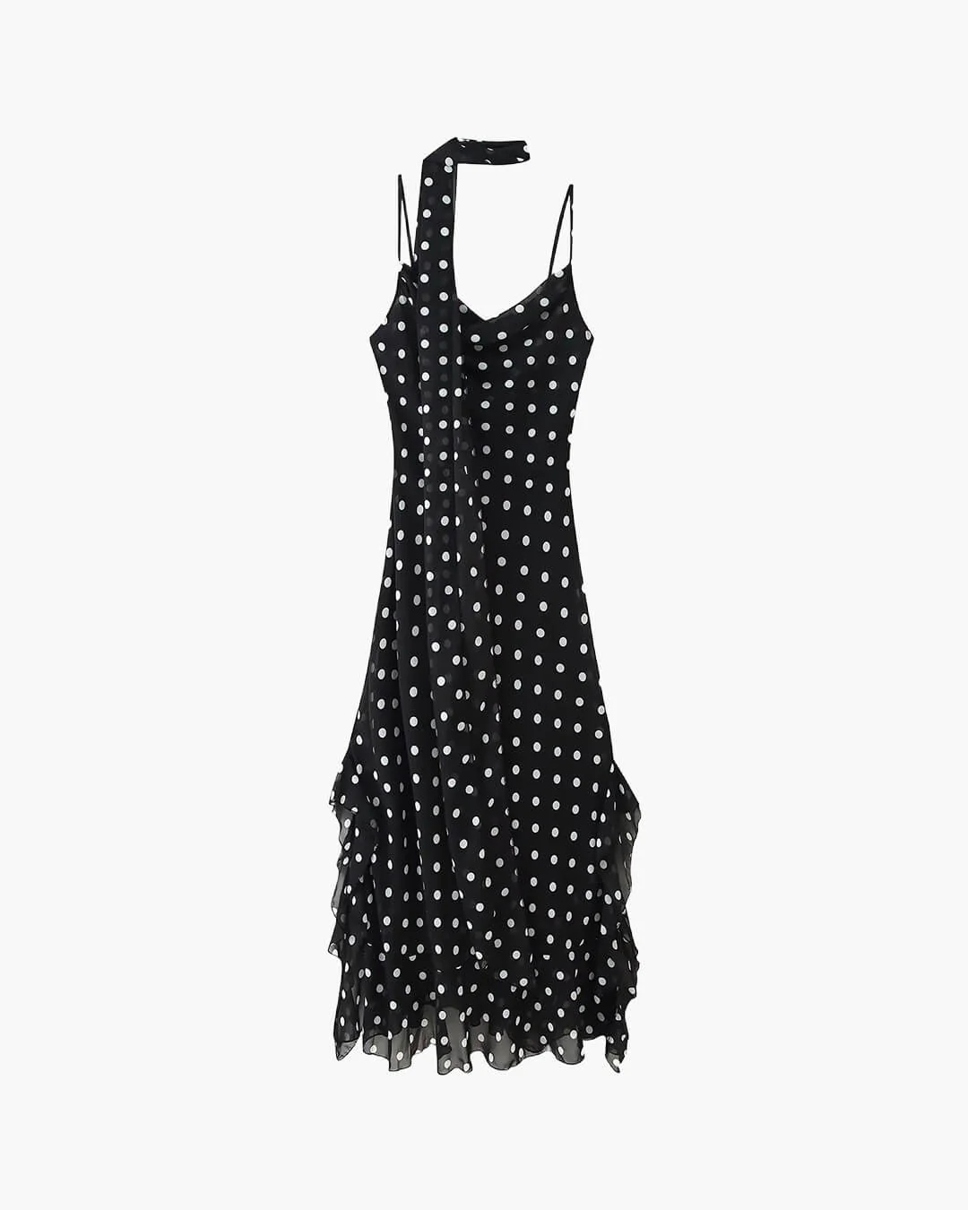 Valerie Polka Dot Maxi Dress - Image 3